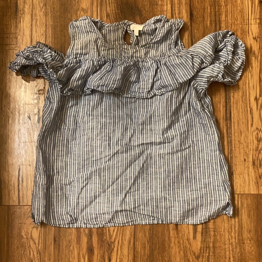 J crew cold shoulder top von